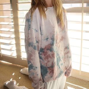 urban renewal recycled tie dye sweater